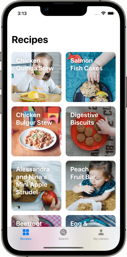 Phoebe app v1.1.4 - recipes view